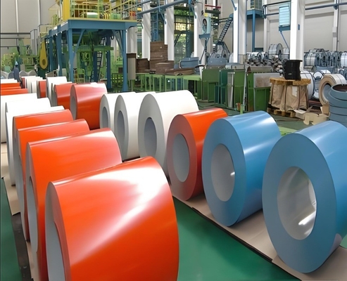 PPGI PPGL ซิงก์ Aluzinc โคลล์เหล็กสําหรับแผ่นเหล็ก galvanized หมุนเย็น