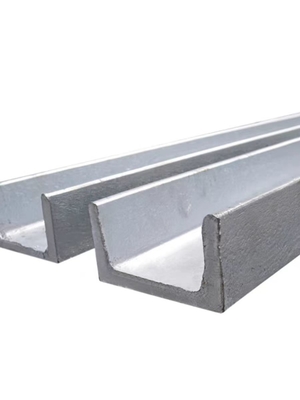 ปรับแต่ง GB มาตรฐาน U Channel Hot-dip Galvanized Channel Steel สําหรับการก่อสร้าง