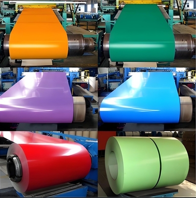 สแตนเลสเคลือบเหล็กกระดาษ PPGI สีเคลือบ / สแตนเลสเรียงเรียง ASTM เต็มแข็งสําหรับโครงสร้าง