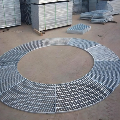 สแตนเลสแกลวนิเซด บาร์พื้น Grating Walkway กับ 50 มม Pitch และ ISO9001 ใบรับรอง