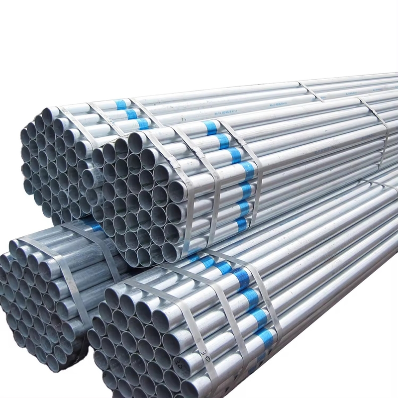SC ท่อเหล็กเหล็กกระปุกไฟ JDG threading KBG ท่อผนังบาง ท่อสายเหล็ก 4m